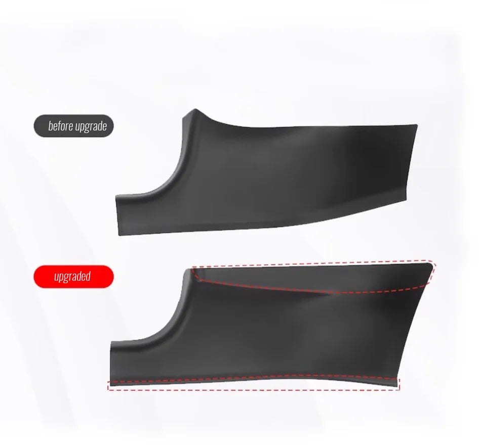 For Tesla Model Y Rear Door Entry Carpet Protector & Anti-Scuff Decals+ Front Door Sills Plate Cover & Pedal Rest Anti-kick Pads